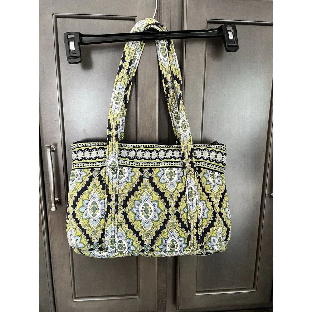 Vera Bradley Cambridge Small Tote Double Handles Zip Retired
